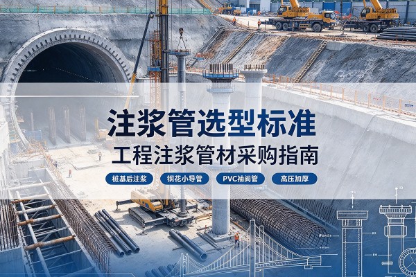 新宾注浆管选型标准